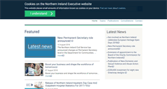Desktop Screenshot of northernireland.gov.uk